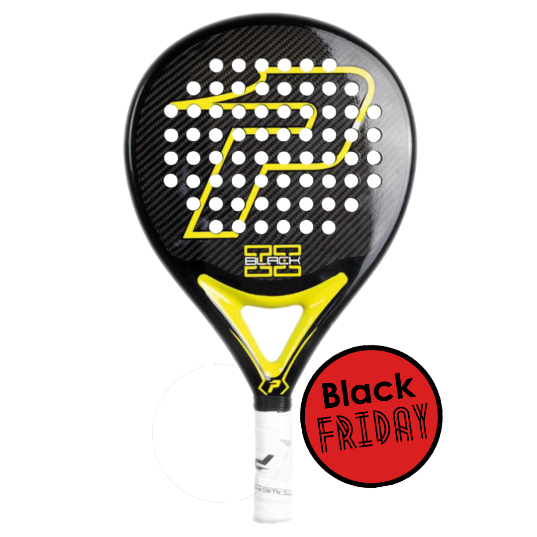 Power Padel NERO BRILLO II GIALLO