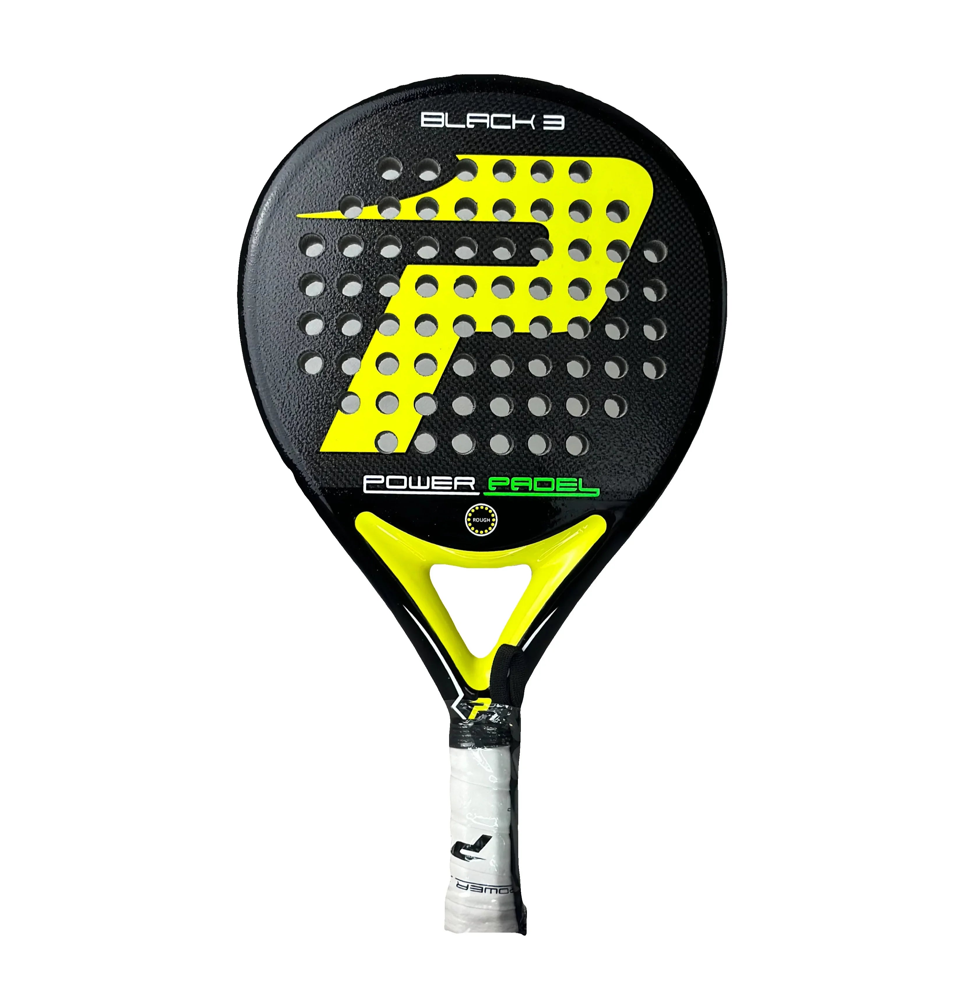 Power Padel BLACK III YELLOW RUGOSA
