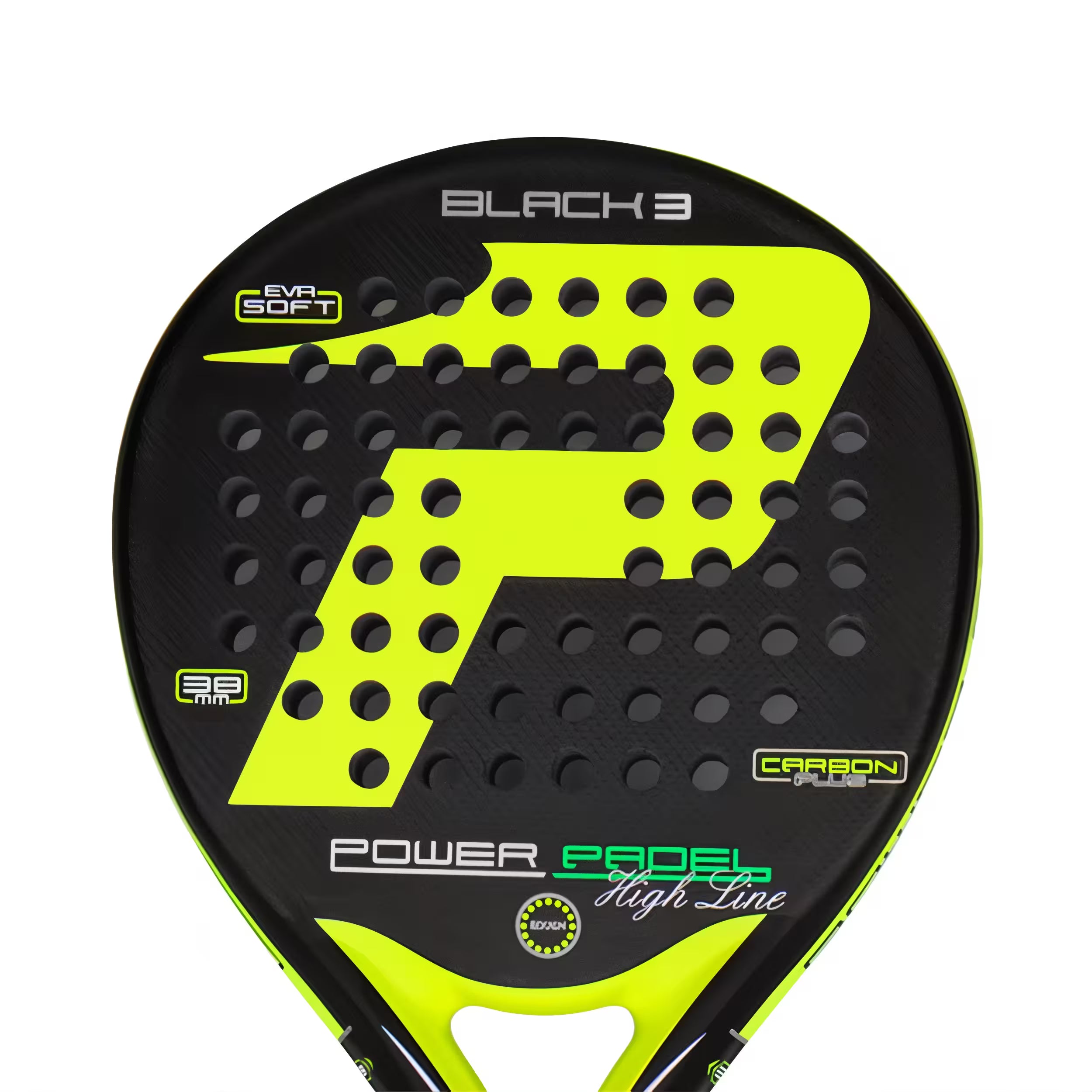 Pala Power Padel Black 3 Rugosa