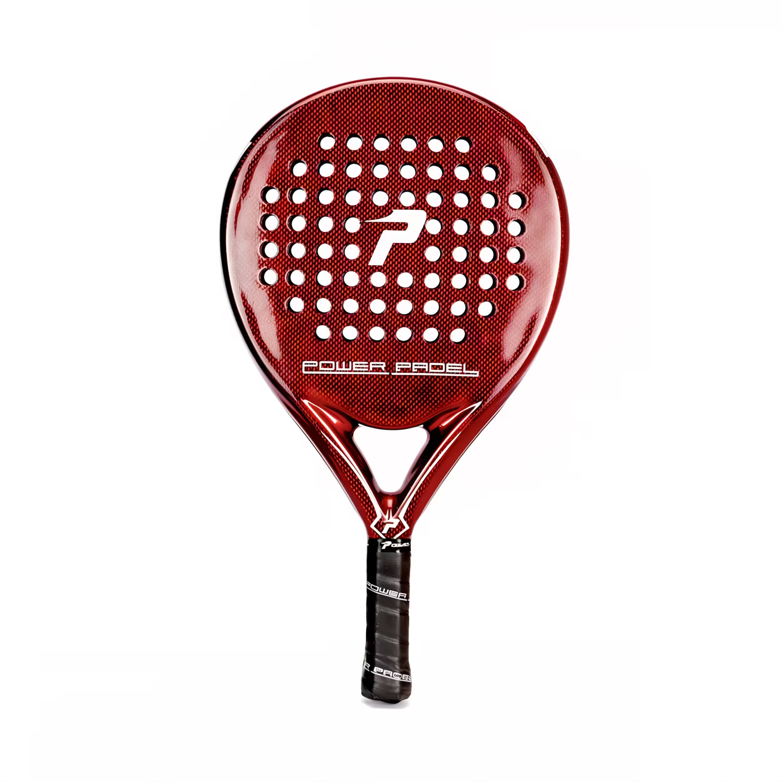 Pala Power Padel Red Brillo