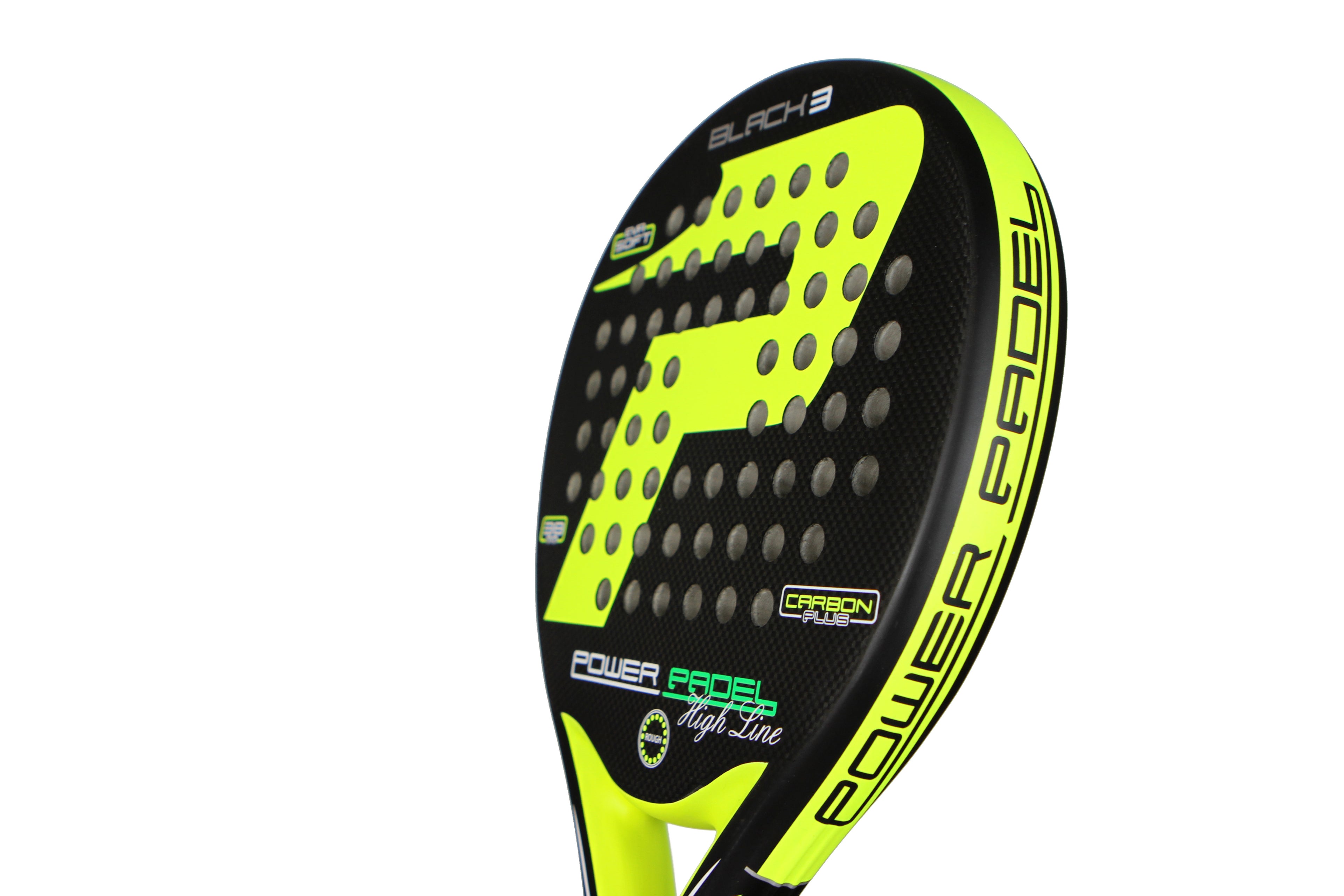 Power Padel Black 3 Rugosa